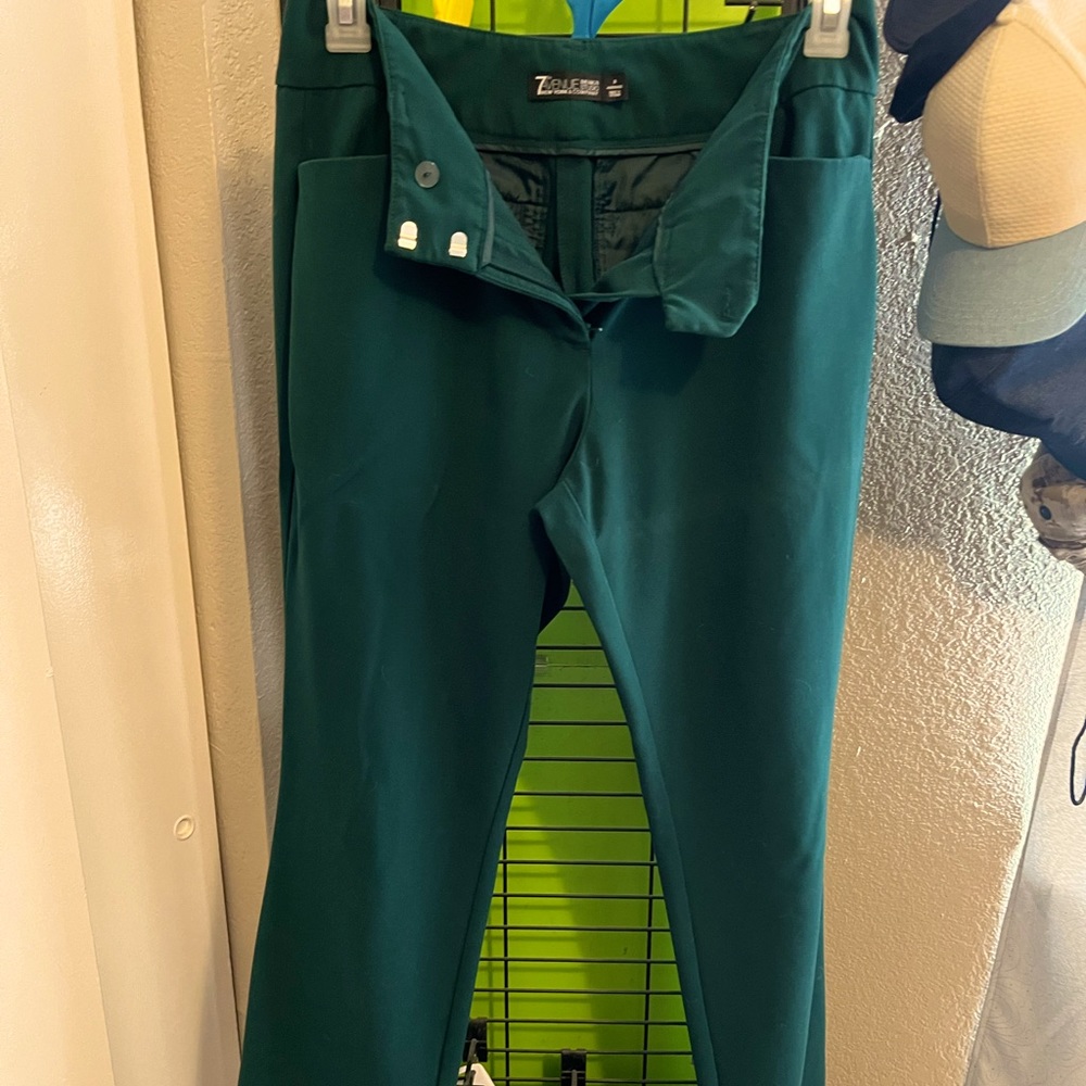 7th ave by new york and co green dress pants sz 8 average